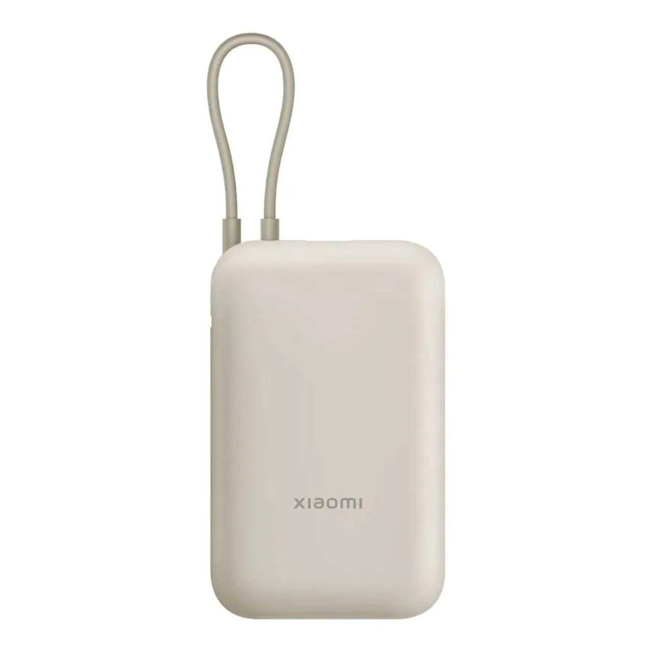 باور بانك Xiaomi بسعة 10000 mAh مع كابل مدمج، بيج، BHR9072GL