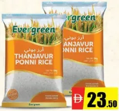 Evergreen أرز بوني تانجافور