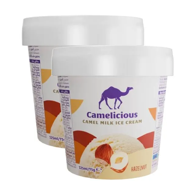 Camelicious Camel Milk Ice Cream Hazelnut