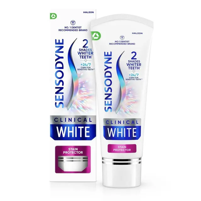 Sensodyne clinical white stain protector toothpaste