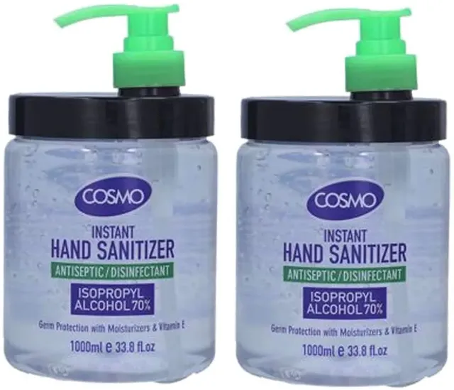 BEST SELLING Hand Sanitizer Antiseptic/Disenfectant Isopropyl Alcohol 70% (Cosmo 2 PCS))