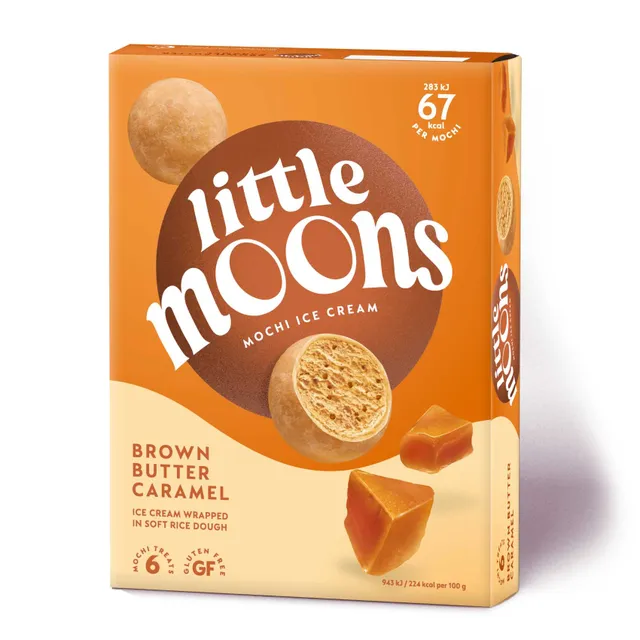 Little Moons Frozen Brown Butter Caramel Mochi Ice Cream