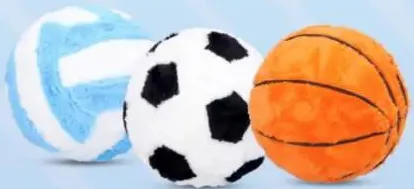 Fluffy Sport Ball Assorted