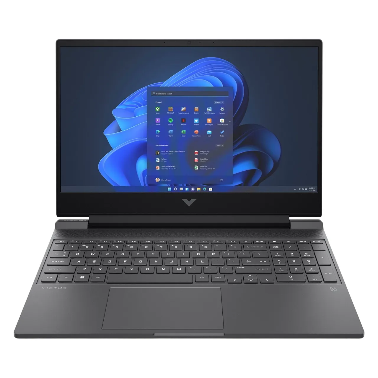 HP لابتوب ألعاب Victus 15-fa2005ne، معالج Intel Core i5-13420H، رام 16GB، تخزين 512GB SSD، رسومات 6GB NVIDIA GeForce RTX 3050، شاشة 15.6-Inch FHD IPS، نظام Windows 11 Home، فضي Mica Silver، B85M8EA