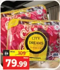 Citty Dreams Double Blanket