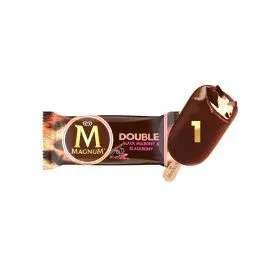 Magnum آيس كريم دبل بلاك بالتوت والتوت الأسود