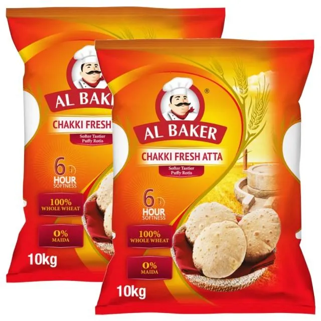 Al Baker Chakki Atta Whole Wheat Flour