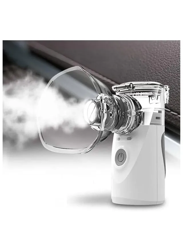 generic Portable Nebulizer Inhaler: Mini Handheld Cool Mist Vaporizer and Steam Humidifier for Adults and Kids.