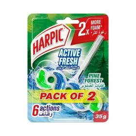 Harpic قالب تواليت Active Fresh برائحة غابة الصنوبر