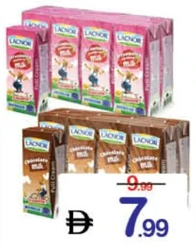 Lacnor Strawberry / Chocolate Milk