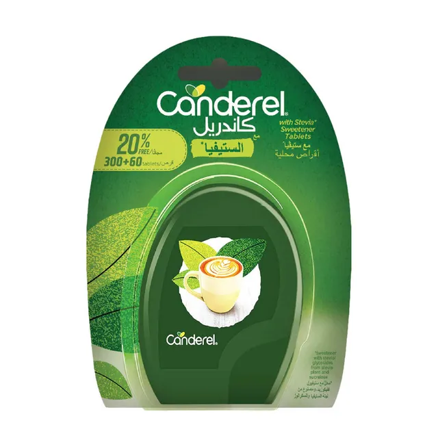 Canderel Sweetener with Stevia 360 Tablets