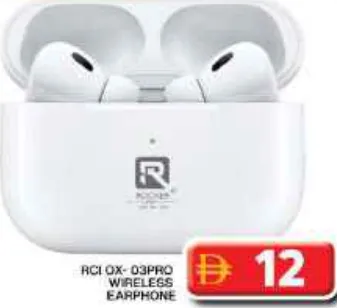 Rci Wireless Earphone Ox-03Pro