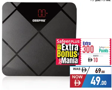 Geepas Scale Body Digital 180 kg GBS46523