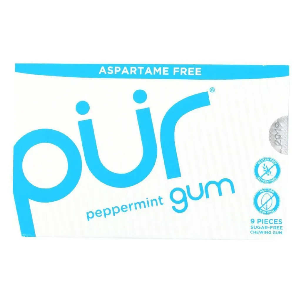 Pur Gum علكة بالنعناع خالية من السكر