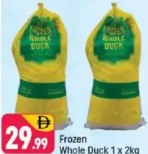 Frozen Whole Duck