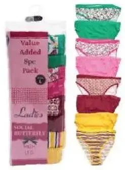Ladies Panty Set Assorted
