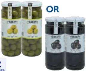 Torrent whole or green olives