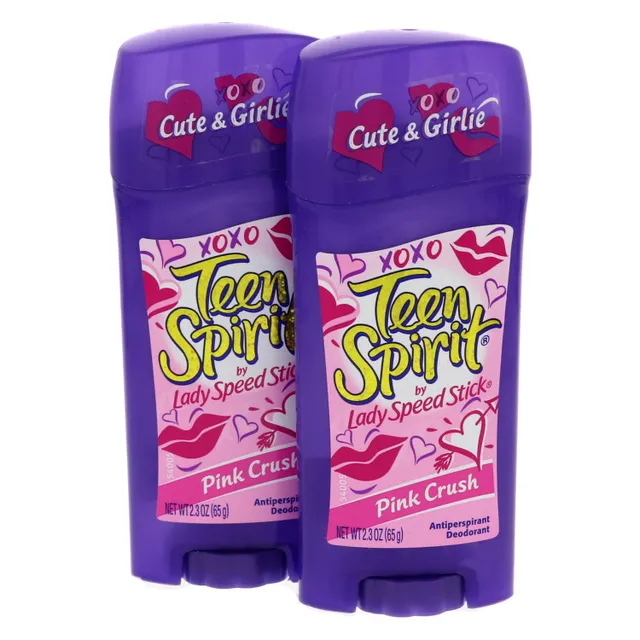 Mennen Cute Girlie Teen Spirit Lady Speed Stick Pink Crush