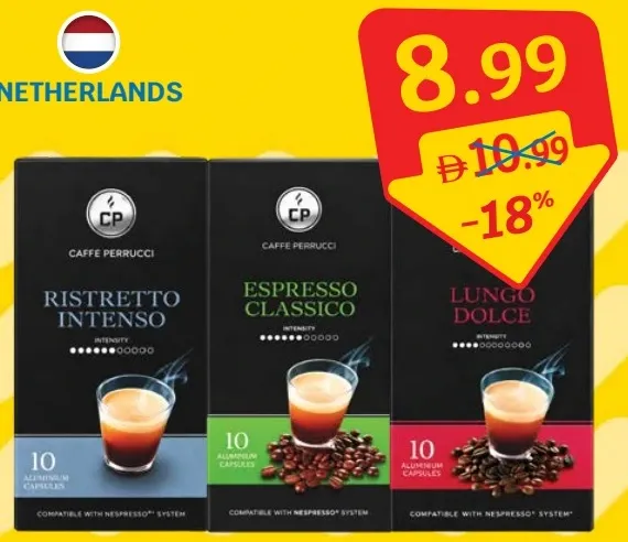 Caffe Perrucci كبسولات Dolce Gusto متنوعة