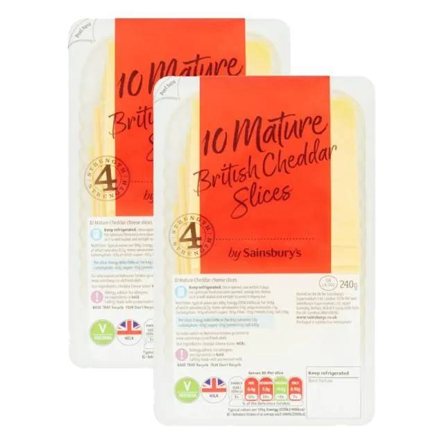 Sainsbury's Mature Cheddar Slices