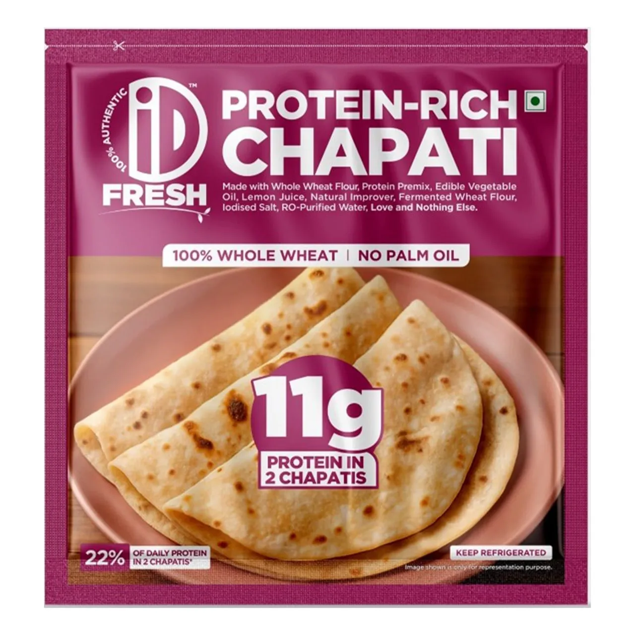 iD شباتي طازج غني بالبروتين 6 pcs
