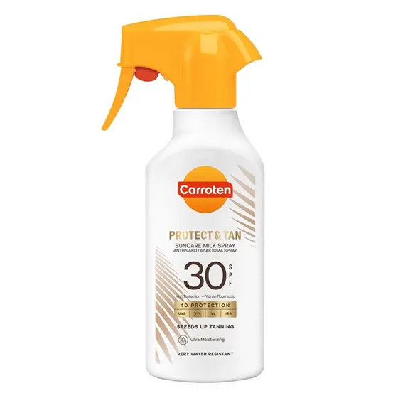 Carroten Protect & Tan Suncare Milk Spray SPF 30