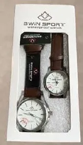 Bwin Couple Watch Set