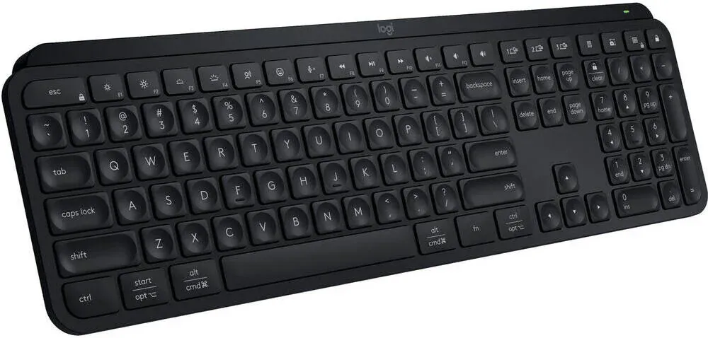 logitech لوحة مفاتيح لاسلكية MX Keys S - أسود (نسخة عالمية)