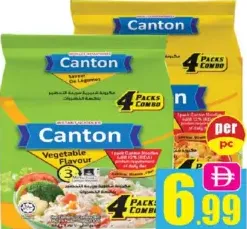 Canton Noodles Beef Flavour, Assorted