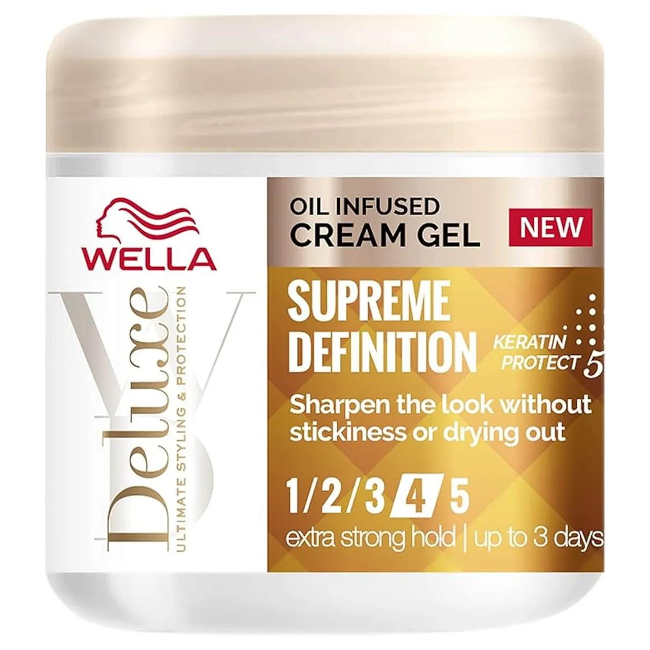 Wella جل كريمي Deluxe Supreme Definition بالزيت