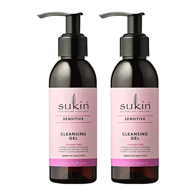 Sukin جل تنظيف للبشرة الحساسة