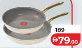 Ceramic Preserve frypan set almond