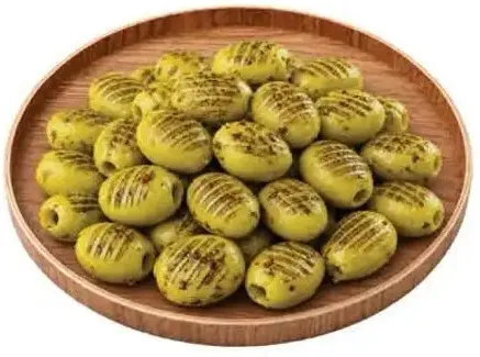 Grilled Green Olive