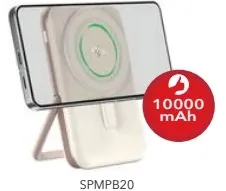 Smartix Premium Magnetic Power Bank SPMPB20, 10000 mAh