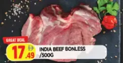India Beef Bonless