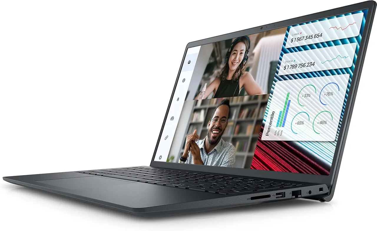 Dell لابتوب Vostro 3530، شاشة 15.6-inch بدقة 1920x1080 FHD، معالج Core i7-1355U - قرص صلب 4TB SSD - ذاكرة 64GB، 10 أنوية 1.70 @ 4.7 GHz بنظام Win 11 Pro