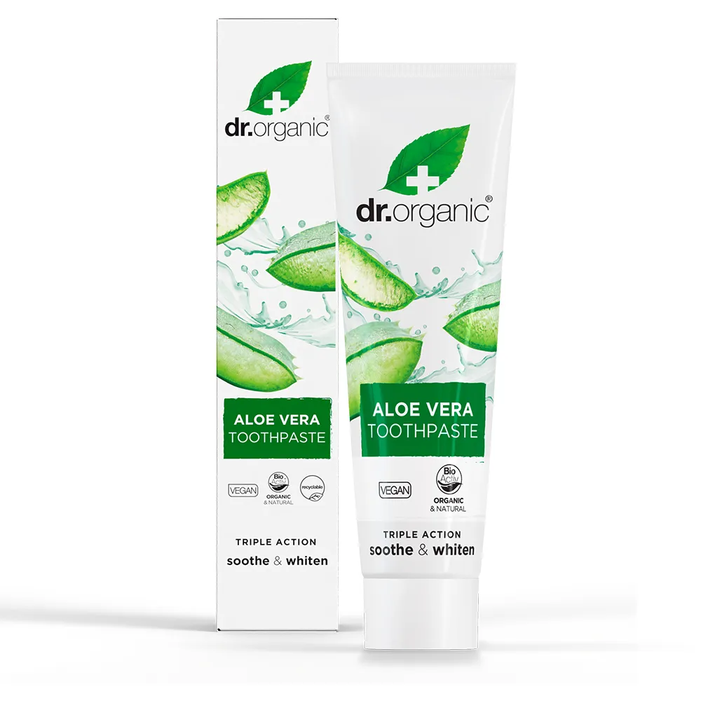 Dr.Organic معجون أسنان بالألوفيرا