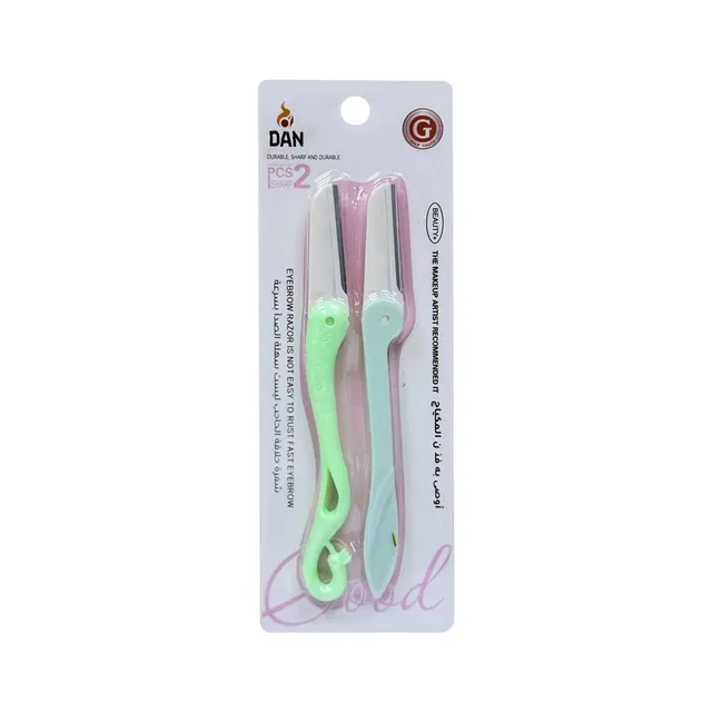 Dan Eyebrow Flip Razor - 2Pcs