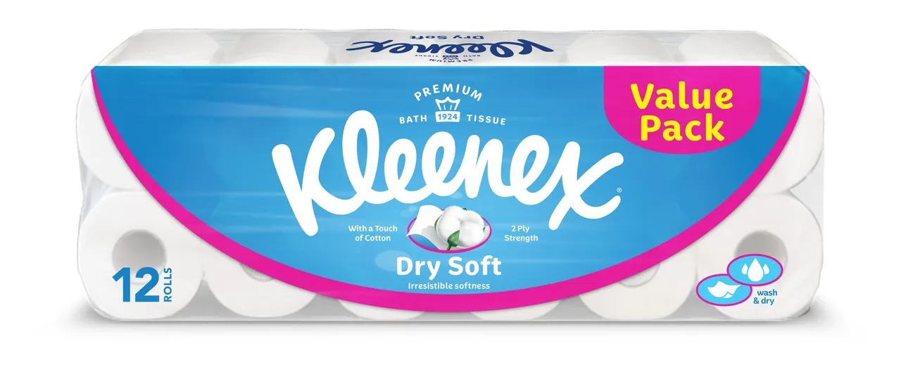 Kleenex لفائف ورق التواليت - 12 Pcs