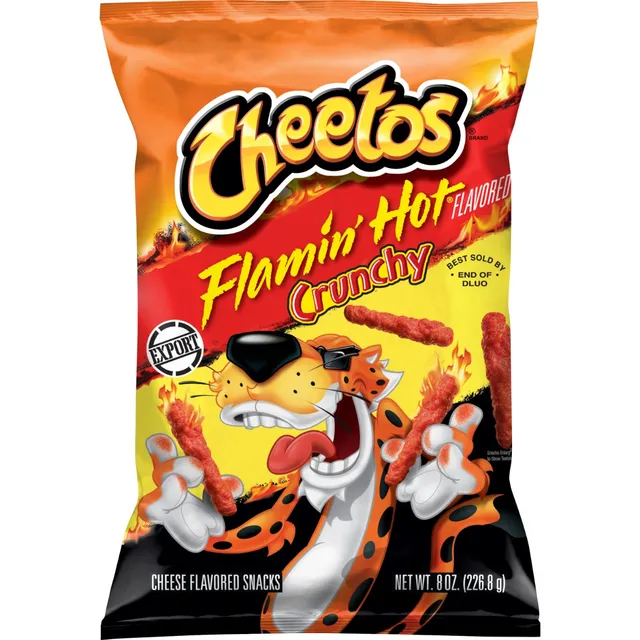 Fritolay Cheetos Flamin Hot Crunchy Snacks