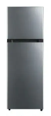 daewoo ثلاجة بفريزر علوي مانعة لتكوّن الثلج - / صافي - فضي داكن - FR-380VSN - ضمان 1 سنة.
