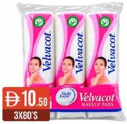 Velvacot Cotton Make-Up Pads