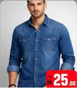 Mens Denim Shirt F/S