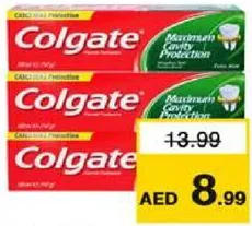 Colgate معجون أسنان بالنعناع الإضافي عبوة توفيرية