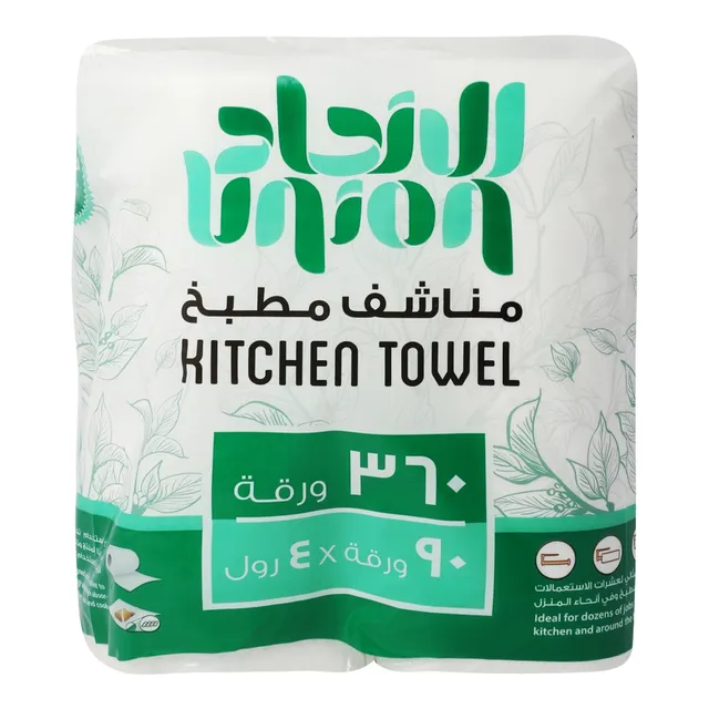 Union Kitchen Towel - 90 Sheets x 2 Ply x 4 Roll