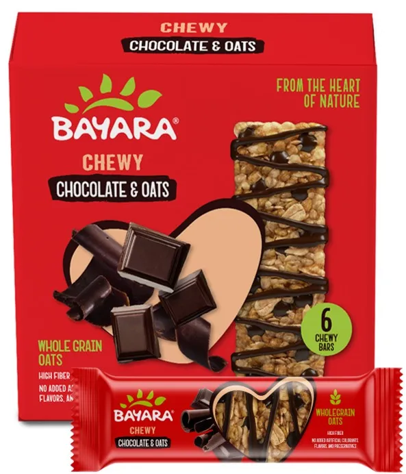 Bayara لوح ناعم بالشوكولاتة والشوفان