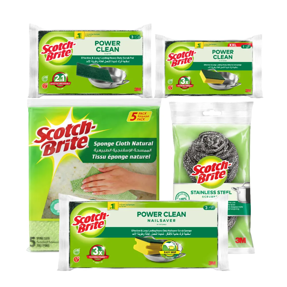 Scotch Brite عبوة مشكلة متنوعة