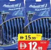 Admiral J Maxima Razor Blister