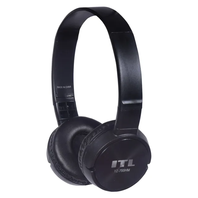Carrefour ITL Wireless Over-Ear Stereo Headphones With Mic YZ-755HM Assorted Color