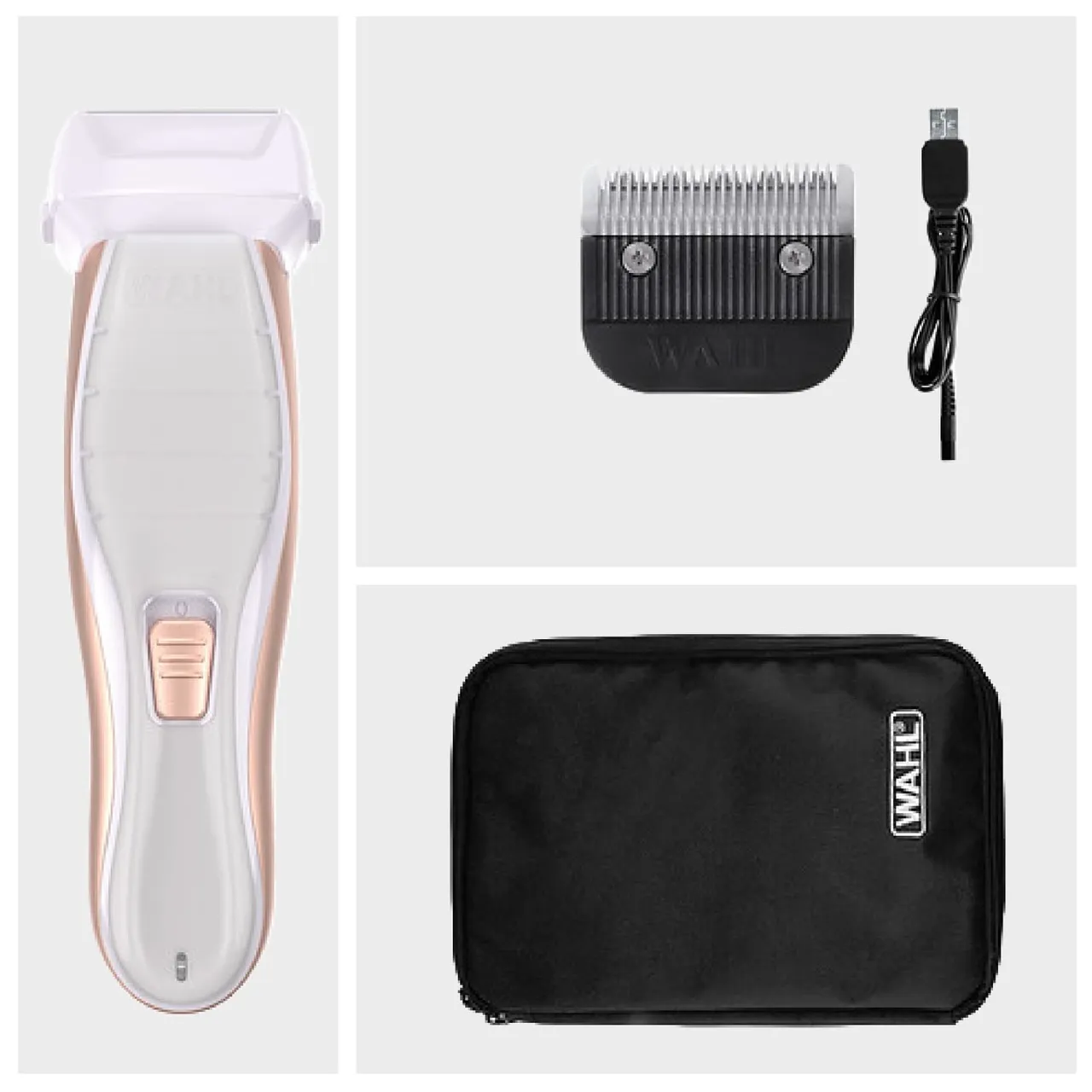Wahl ماكينة إزالة الشعر قابلة للشحن Trim & Shave، 3029295